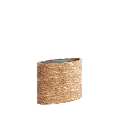 Kap ovaal recht smal 38-17,5-28 cm OSIRE terra-bruin