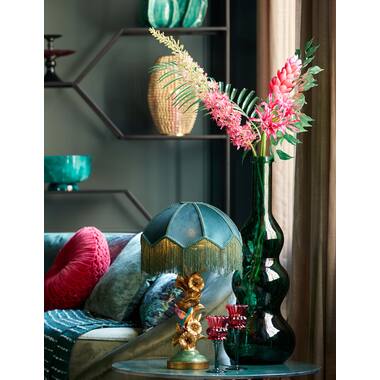 Kap Ø35x26 cm MALACIA velvet groen
