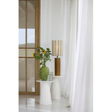 Shade cylinder 26-26-36,5 cm SIMBELIN cream+olive green