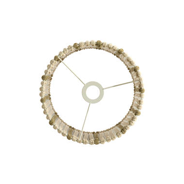 Shade cylinder 31-31-41,5 cm SIMBELIN cream+olive green