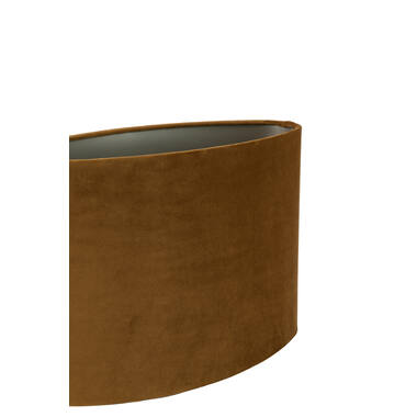Shade oval straight slim 38-17,5-28 cm VELOURS cognac