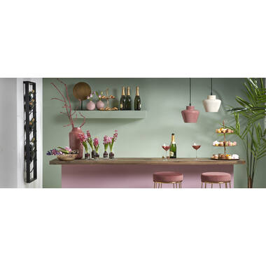 Wine rack 8 bottles 40x7x120 cm AMORE matt black