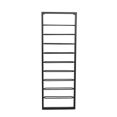 Wine rack 9 bottles 42x8x120 cm AMORE matt black