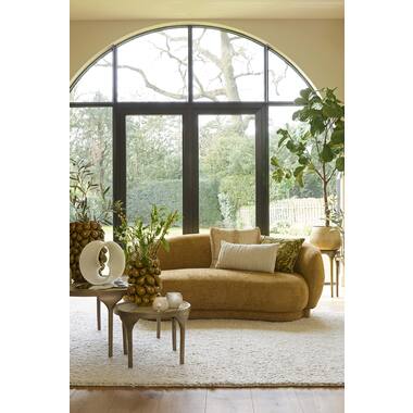 Sofa 191x93x73 cm UVITA ocher yellow