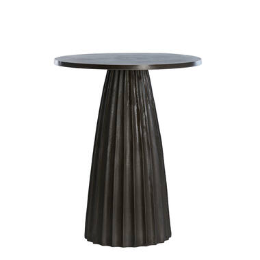 Bijzettafel Ø45x56 cm VEGLIA mat donker bruin