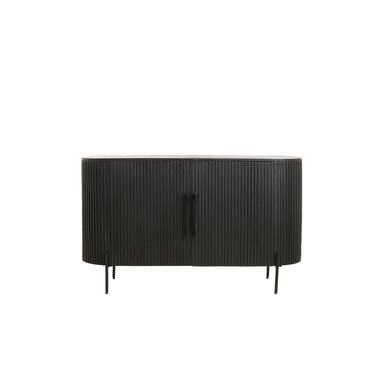 Cabinet 140x40x78 cm DUMOSI wood matt black