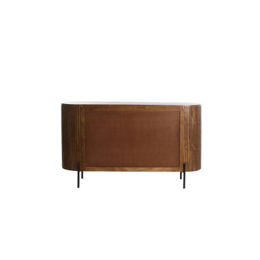 Cabinet 140x40x78 cm DUMOSI wood dark brown