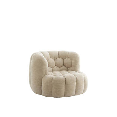 Stoel 100x98x72 cm AMARA crème