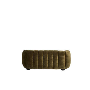 Sofa 200x100x78 cm AMARA velvet olive green