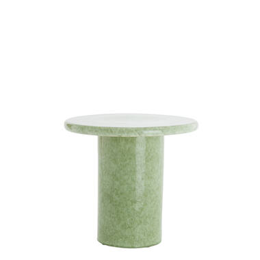 Side table Ø40,5x35,5 cm TUDO ceramics mint green-green
