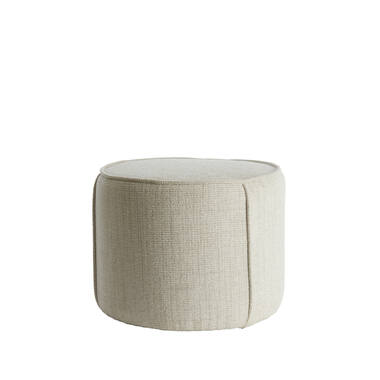 Pouf Ø50x40 cm DOMONI beige