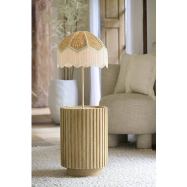 Side table Ø33x47 cm KIYOSE mango wood natural