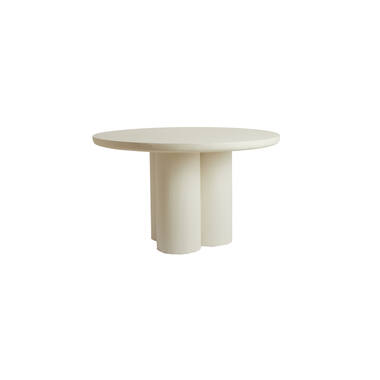 Eettafel Ø130x78 cm MIZUHO crème