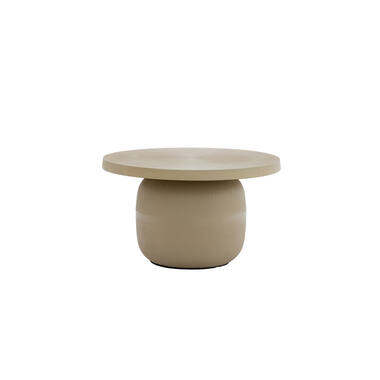 Salontafel Ø59x35,5 cm TIGRAN mat zand