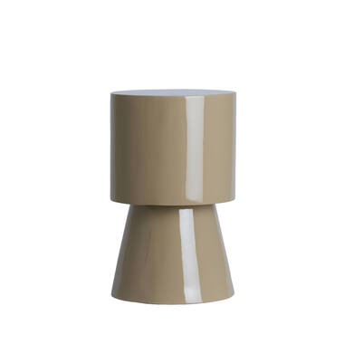 Side table Ø30x49 cm NYSA shiny sand