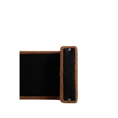 Sofa 160x49x47 cm NEHNA brown-terra