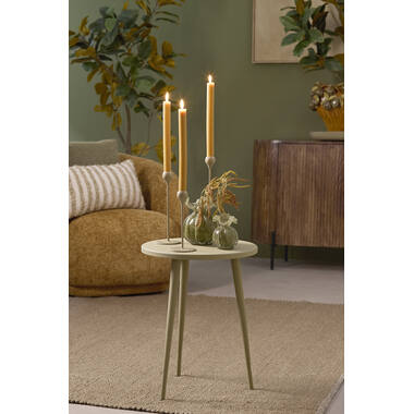 Side table Ø40x50 cm DIMEKA olive green