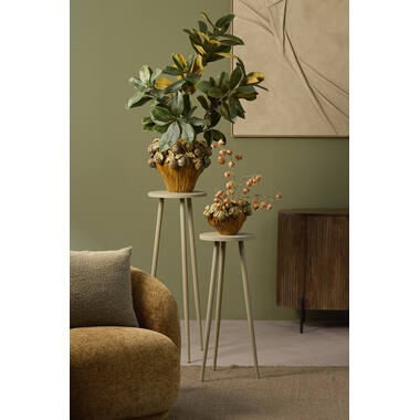 Pillar Ø31x80 cm DIMEKA olive green