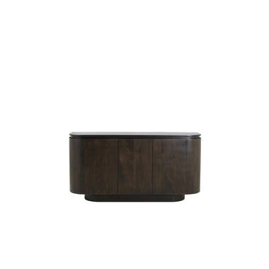 Console 160x43x80 cm RYMA wood chocolate brown