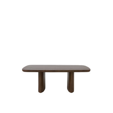 Coffee table 110x70x38 cm AYMARA acacia wood dark brown