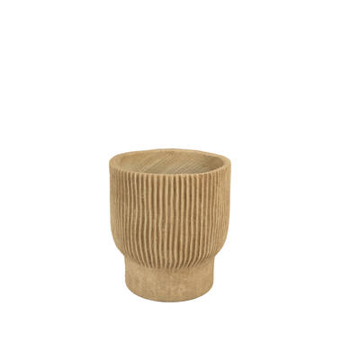 Pot Ø32,5x35 cm NANCY sand