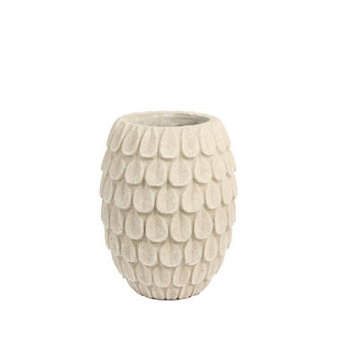 Pot Ø30x39,5 cm TORCY beige