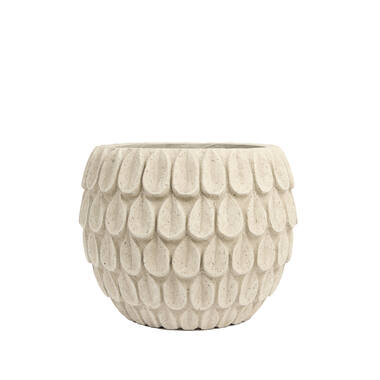 Pot Ø39x31 cm TORCY beige