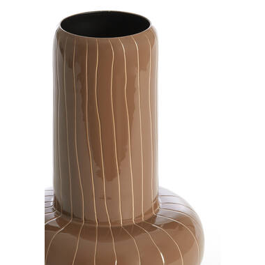 Vase deco Ø23x33 cm ASANO brown-cream