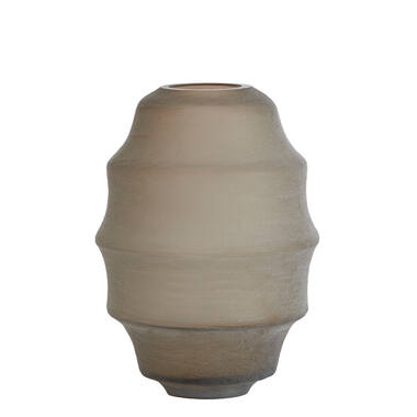 Vase Ø31x42 cm NAYORO glass matt light brown