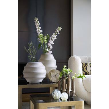 Vase Ø31x42 cm NAYORO glass matt light brown