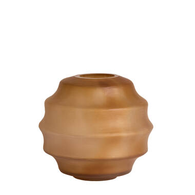 Vase Ø32,5x29 cm NAYORO glass matt amber