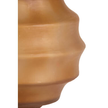 Vase Ø32,5x29 cm NAYORO glass matt amber
