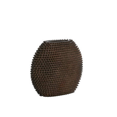 Vaas deco 43x18,5x35 cm CALDRAS bruin