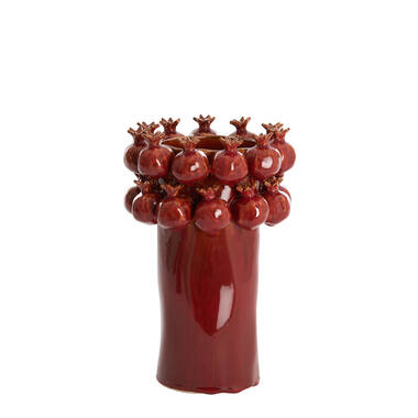 Vase deco Ø20x29,5 cm POMEGRANATE ceramics burgundy