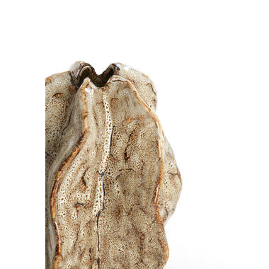 Vase deco 10,5x9,5x11,5 cm IDRIJA ceramics light brown