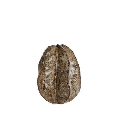 Vase deco 13,5x12x16,5 cm IDRIJA ceramics light brown