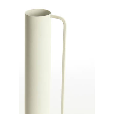 Vaas deco Ø12x28 cm PANZANO mat crème