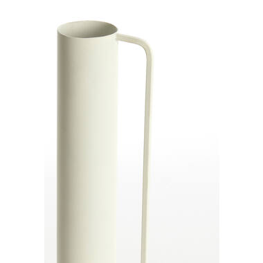 Vaas deco Ø12x33 cm PANZANO mat crème