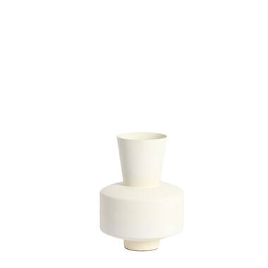 Vaas deco Ø24x32 cm NOVAJA crème
