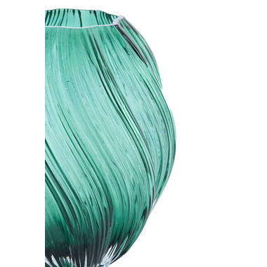 Vase Ø18x21,5 cm ZENIA glass dark green