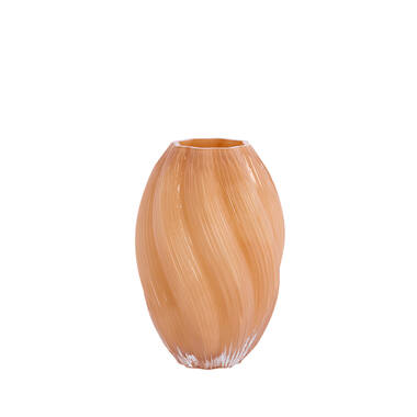 Vaas Ø18,5x27 cm ZENIA glas karamel