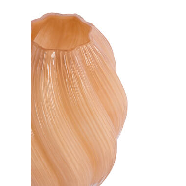 Vaas Ø18,5x27 cm ZENIA glas karamel