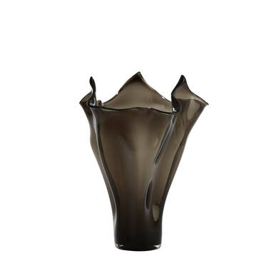Vase Ø42x53 cm AIORA glass dark grey