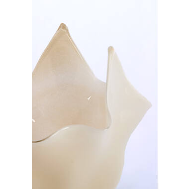 Vaas Ø42x53 cm AIORA glas melk crème