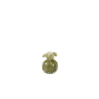 Vase Ø8,5x12 cm XEREA glass olive green