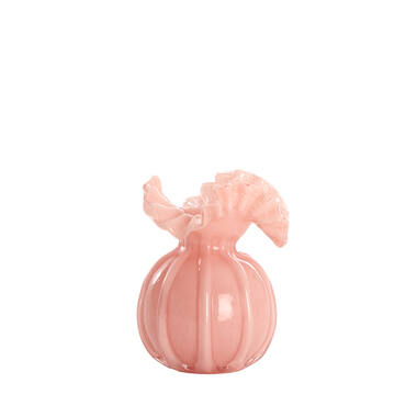 Vase Ø12x17 cm XEREA glass light pink