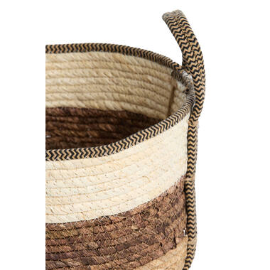 Mand S/3 Ø23x17+Ø28x20+Ø33x23 cm KINSALE nat-d br-wt