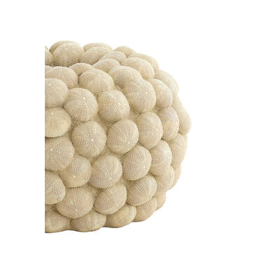 Vase deco Ø40x23,5 cm SEA URCHIN sand