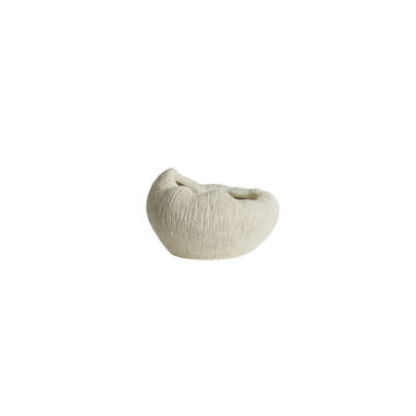 Vaas deco 34x28x21 cm DENISA crème