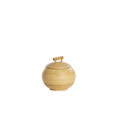 Pot deco Ø13x12 cm MACEO bamboe naturel